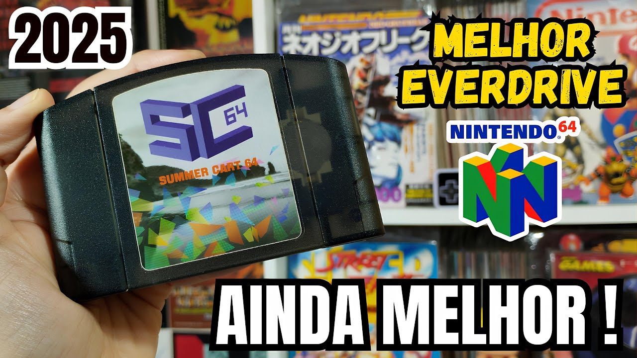 VEJA AS NOVIDADES DO EVERDRIVE SUMMER CART 64 DE NINTENDO 64