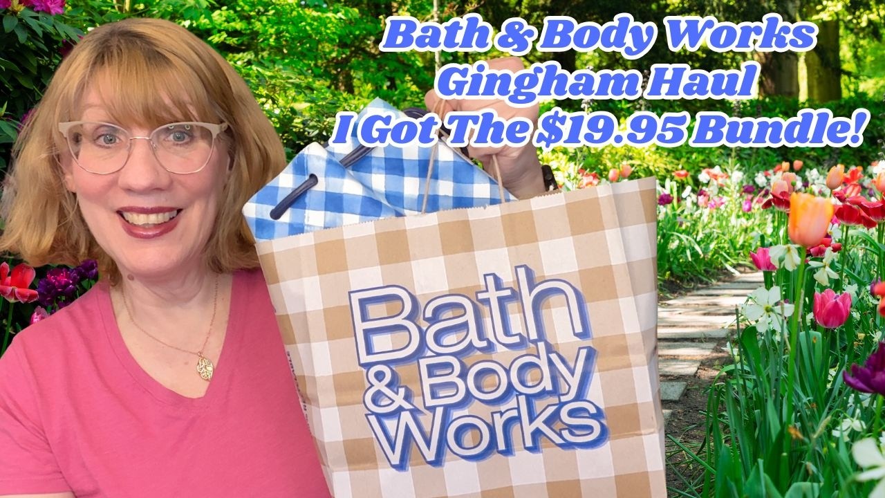 Покупка вещей в клетку от Bath & Body Works - я купила набор за 19,95 долларов!