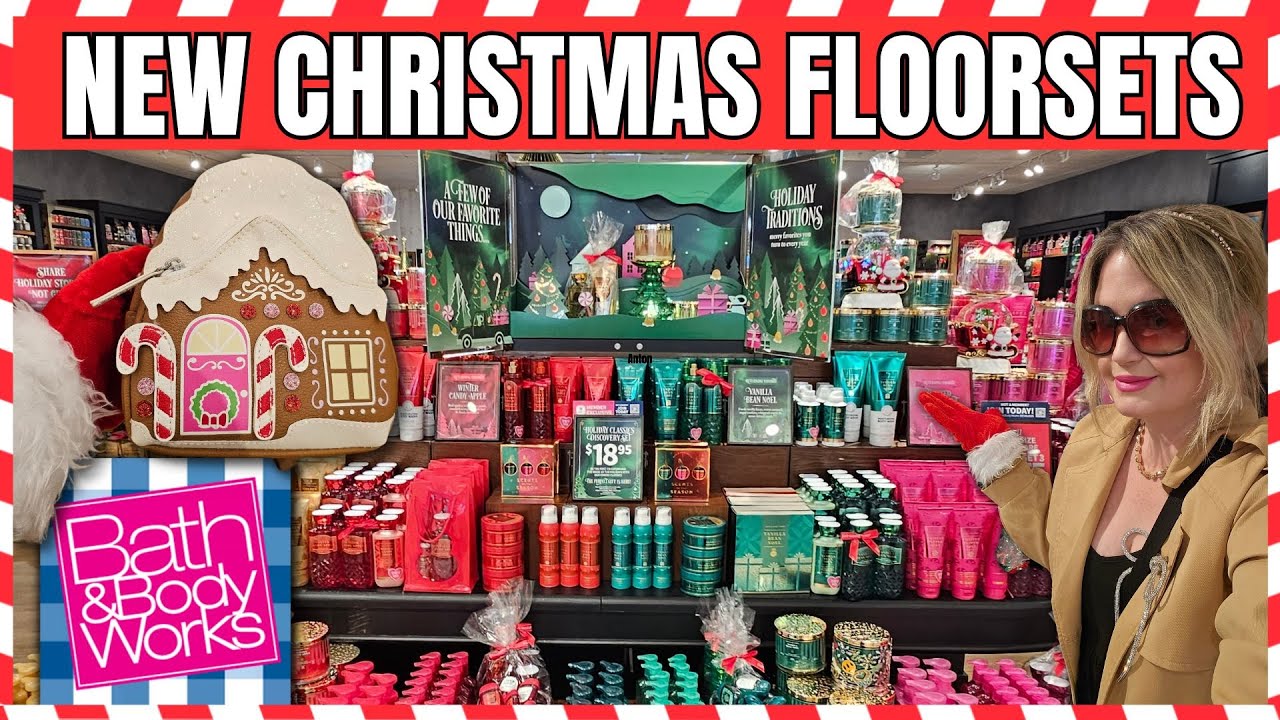 Bath & Body Works | НОВИНКА! Рождественские напольные покрытия 2023 | ПРАЗДНИЧНЫЕ ТРАДИЦИИ #batha...