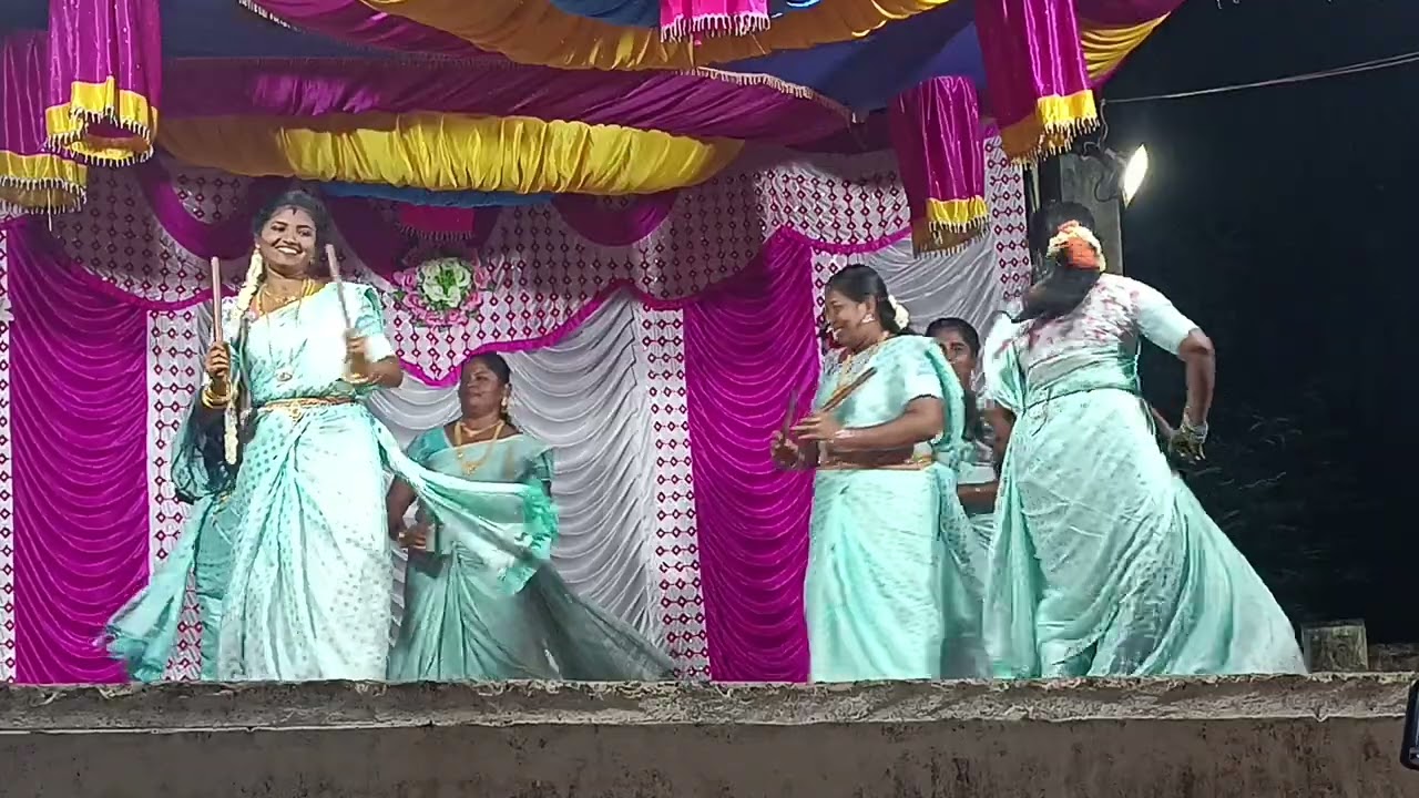 💃எங்கள் கிராம பெண்கள் ஆடும் புது கோலாட்டம்💃👌 #dance #singamangels #viralvideo #trending #tamil #fun