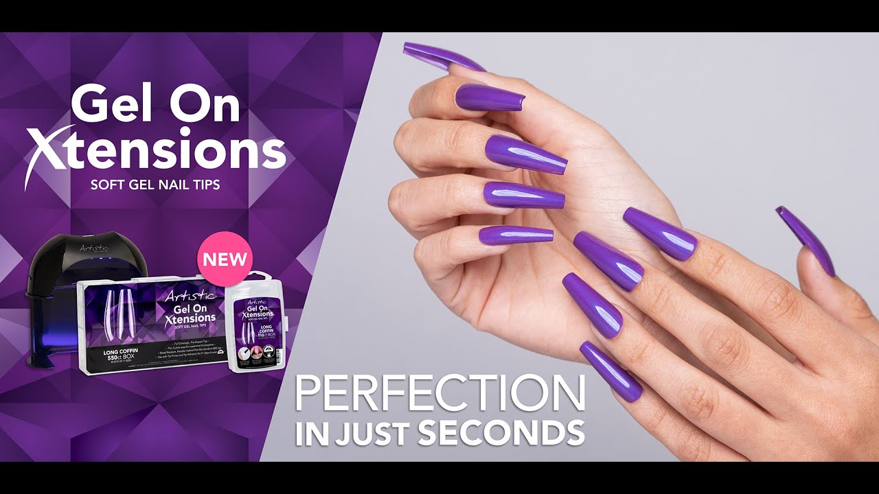 Gel on Xtension Artistic Nail Design/ Nias