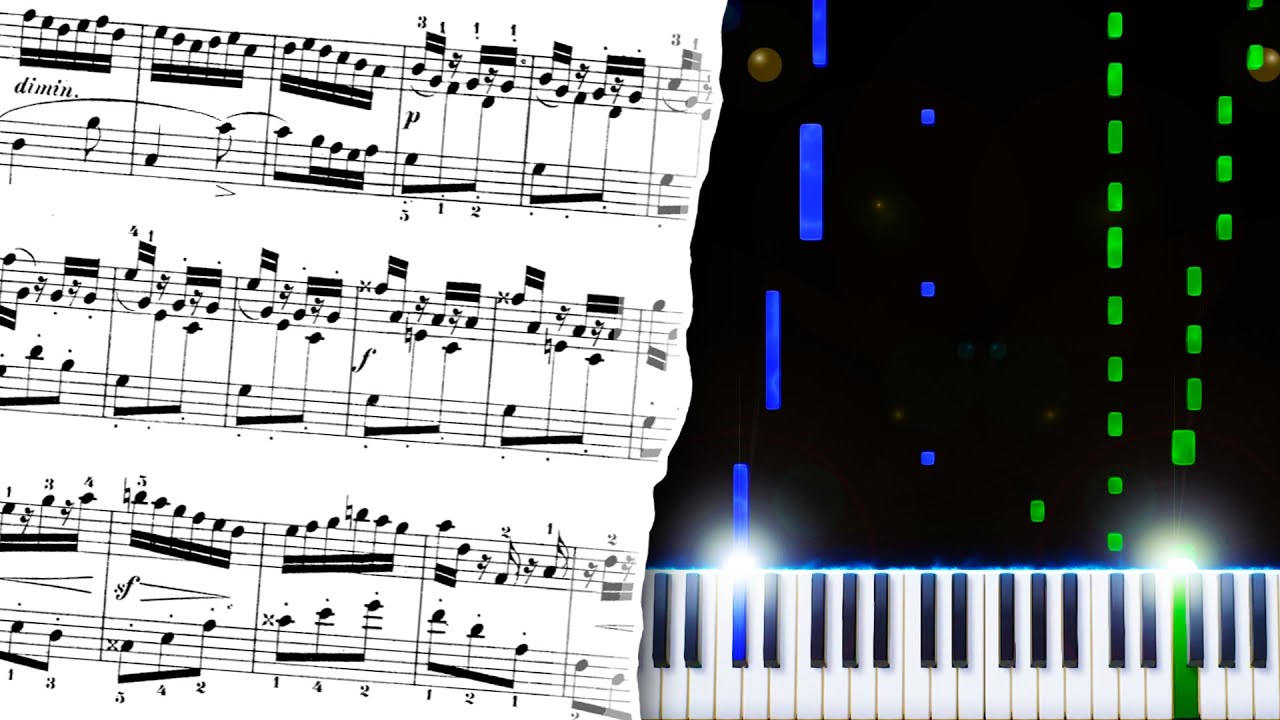 J.S. Bach - Prelude and Fugue No. 3 in C-Sharp Major - Piano Tutorial