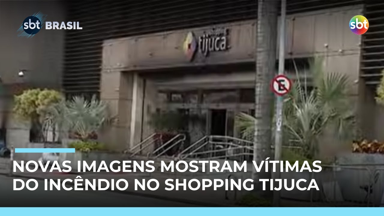 Incêndio no Shopping Tijuca: Novas imagens revelam últimos momentos das vítimas | #SBTBrasil