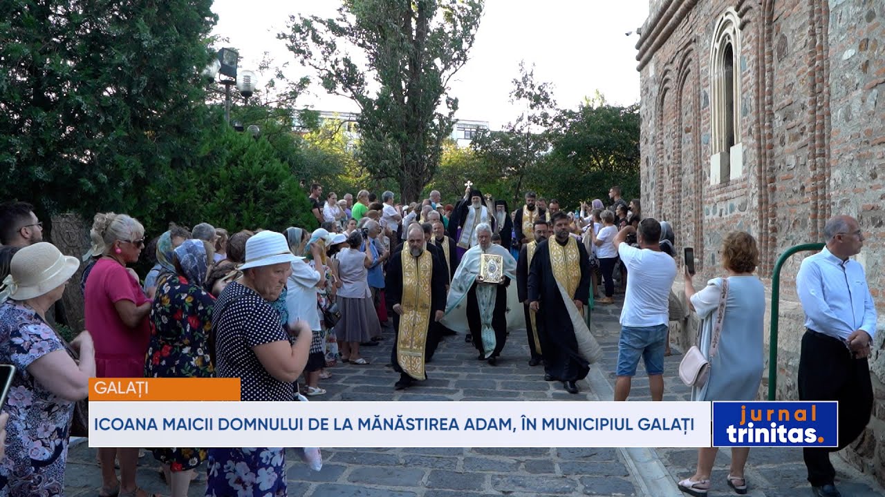 Icoana Maicii Domnului de la Mănăstirea Adam, în municipiul Galaţi