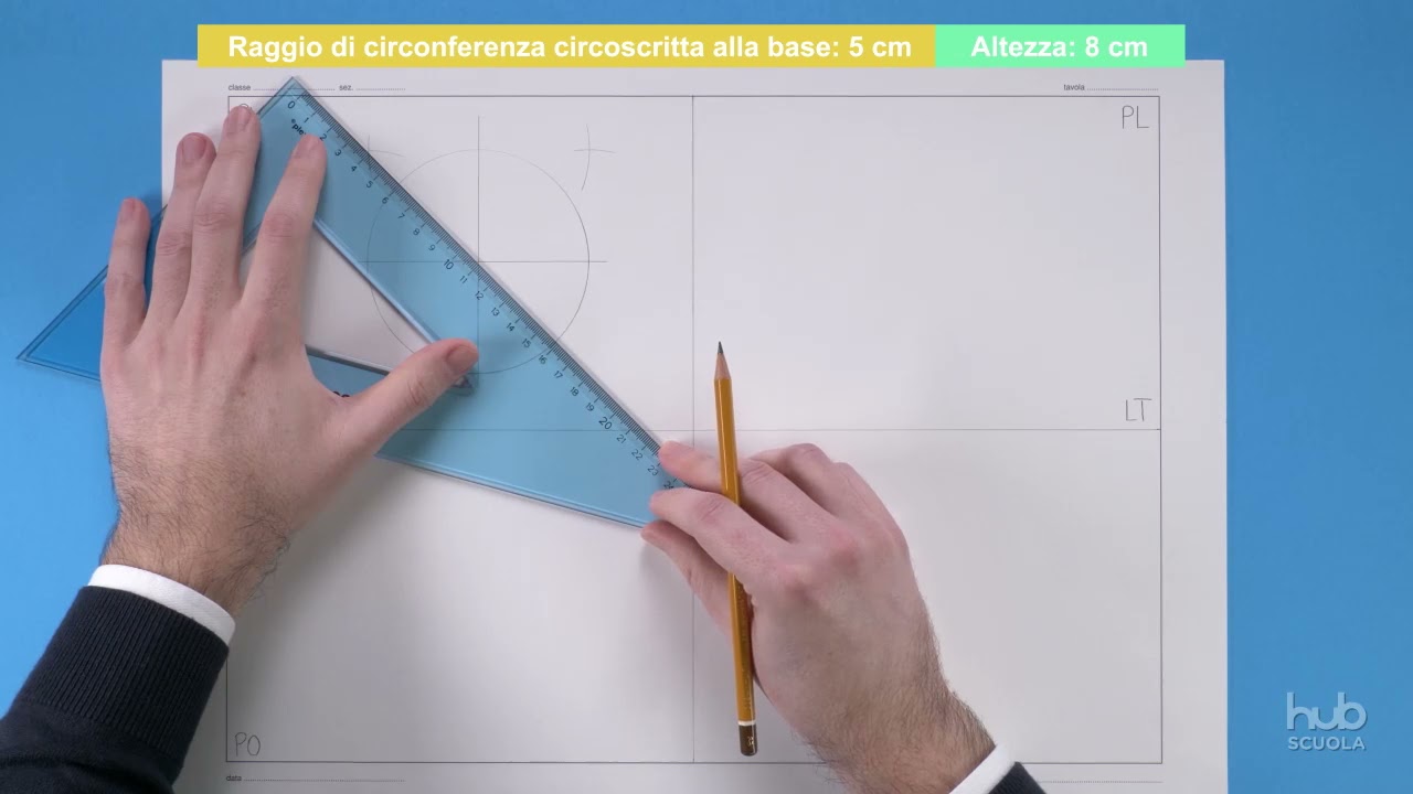 Prisma ottagonale con le basi parallele al PV