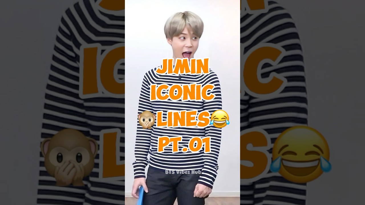 BTS Jimin&rsquo;s Funniest & Most Iconic Lines Ever! 😆💜#bts#funny#shorts