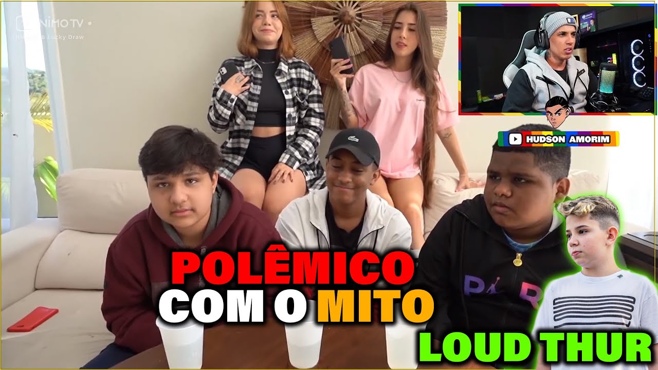 HUDSON AMORIM REAGINDO EU NUNCA POLÊMICO COM O MITO, LEOZINHO E SAVITAR!