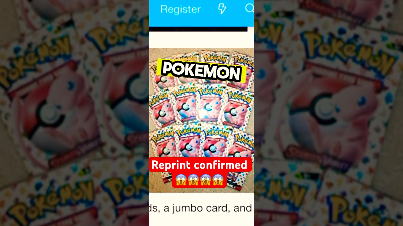 🚨Pokemon 151 reprint confirmed!😱 #pokemon