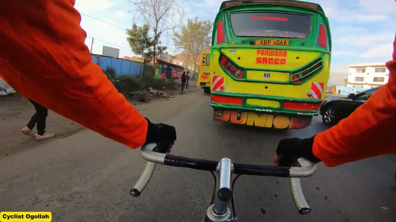 4K UNCUT RIDE FROM SAIKA ALL THE WAY TO CITY STADIUM THROUGH JOGOO RD | Cyclist Ogollah