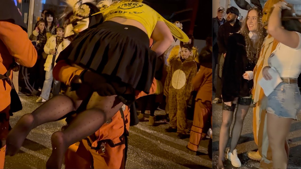 🎉Fasnet-Spaß 🔥beim Berkheimer Nachtumzug 22.02.25 mit den Esslinger Höllahupfer und Rombelesweibla💯