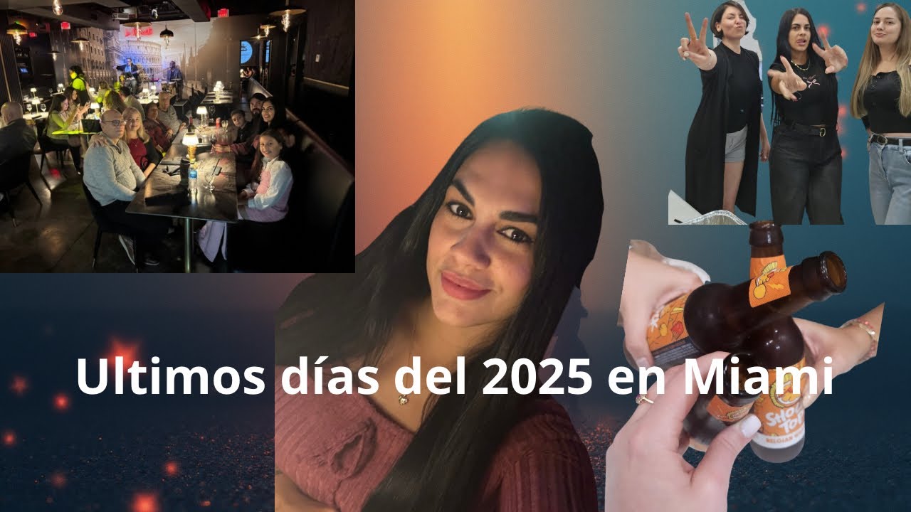 Cubana viviendo en USA.Asi pasé mis últimos días del 2025,rodeada de amigos y familia🥰🤩