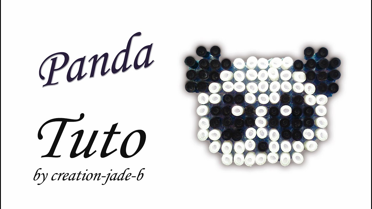 Tuto Perles à repasser (Hama) - Panda !