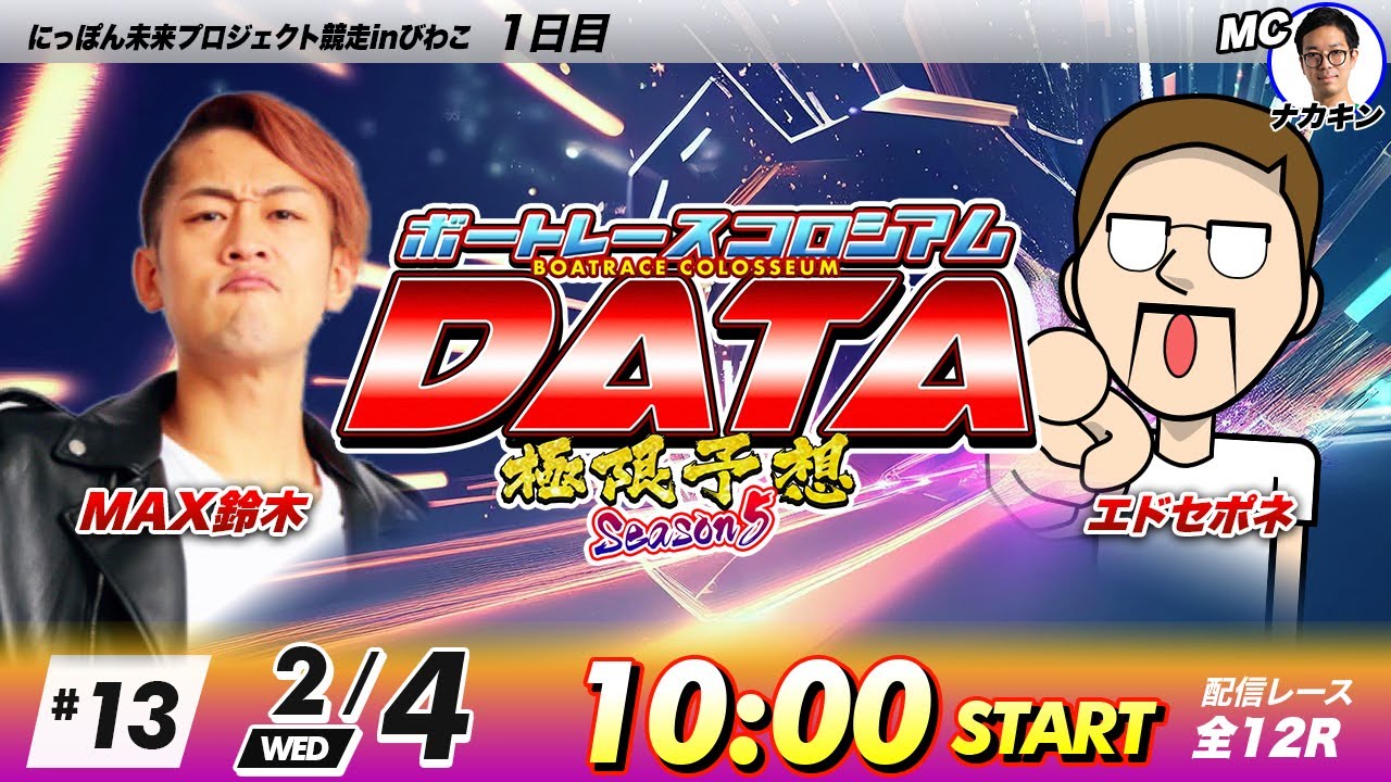 ボートレースコロシアムDATA | MAX鈴木VSエドセポネ | 極限予想season5 #13