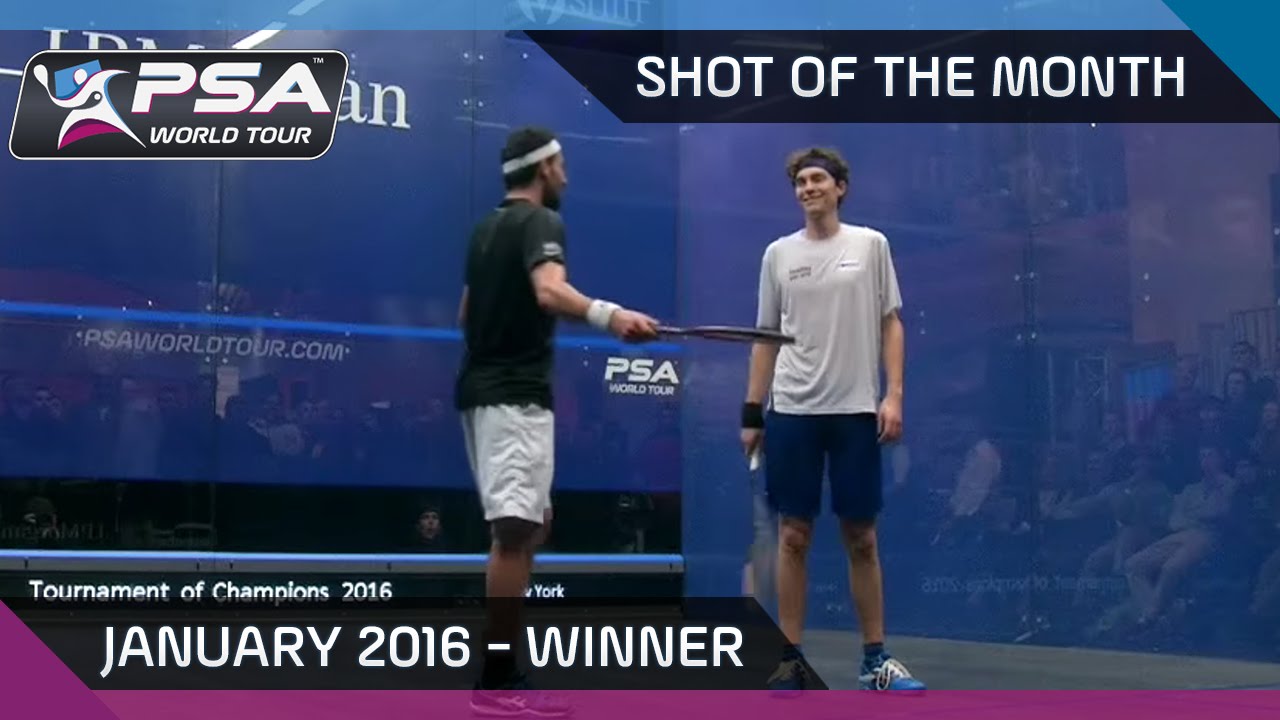 Squash: Shot of the Month - Jan '16: Cameron Pilley Outrageous Slam