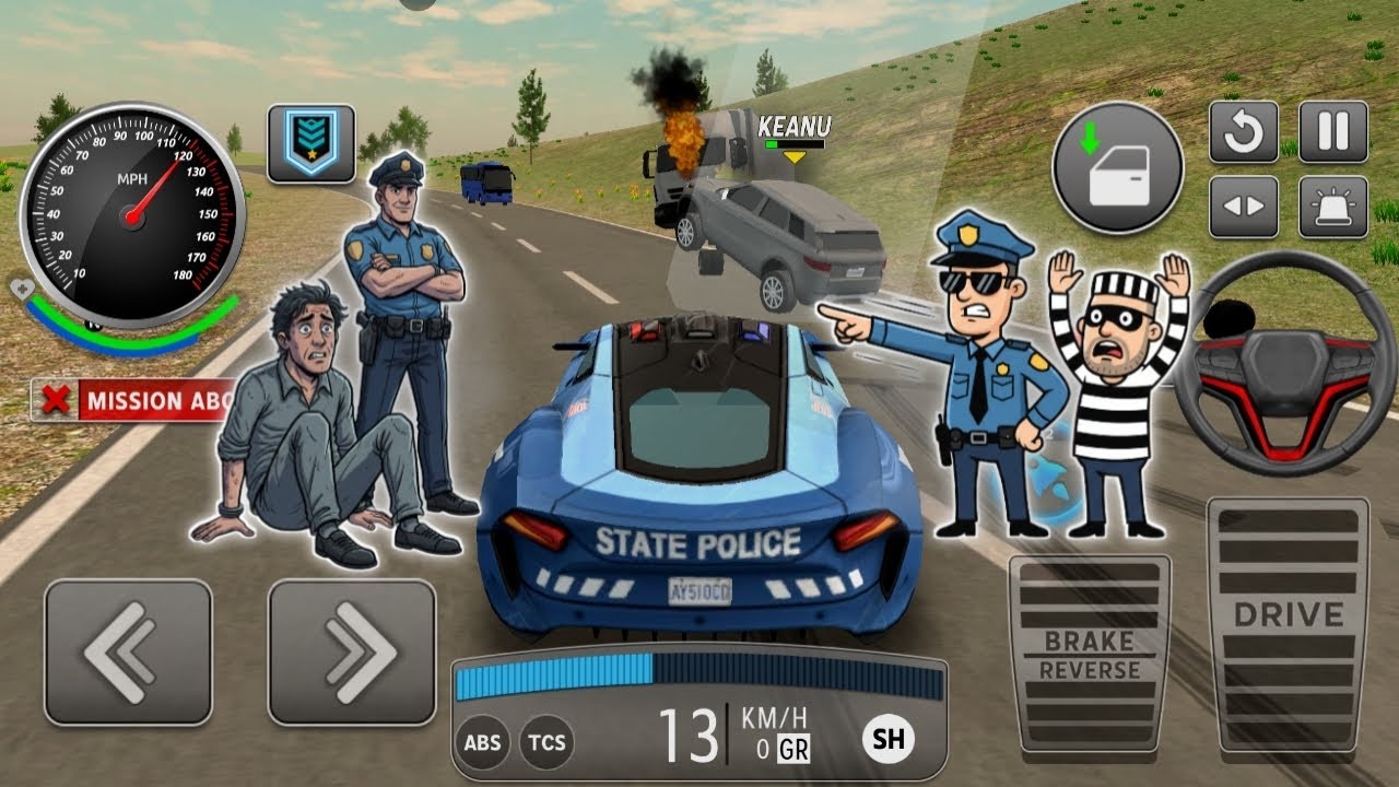 Police Car Driving Simulator 2026 | Chase Gameplay High Speed Police Chase 🚨 | 3D Simulator Game