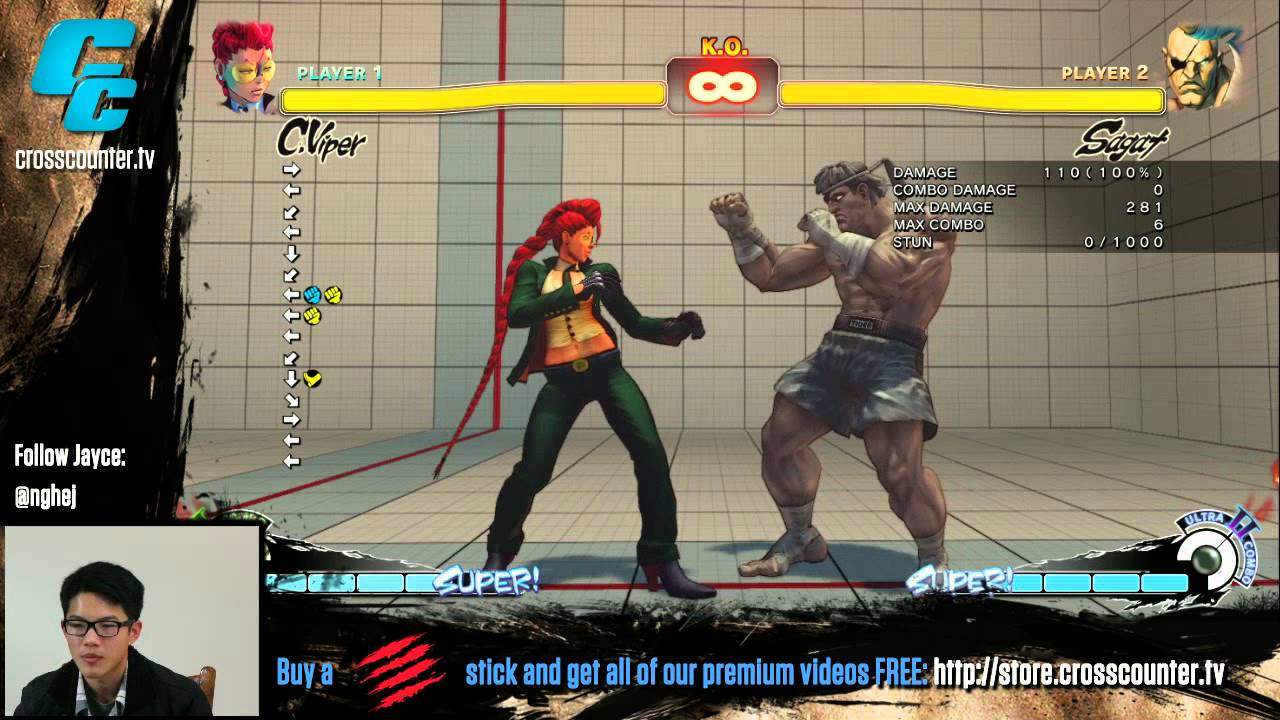 C. Учебник Viper №1: Обзор и основы с Джейсом Асом (@NgheJ) [Super Street Fighter 4 AE v2012]