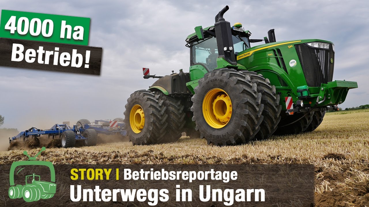 Ungarn: Zu Besuch bei Hodagro Zrt | John Deere und Versatile Traktoren + Köckerling Vector & Ultima