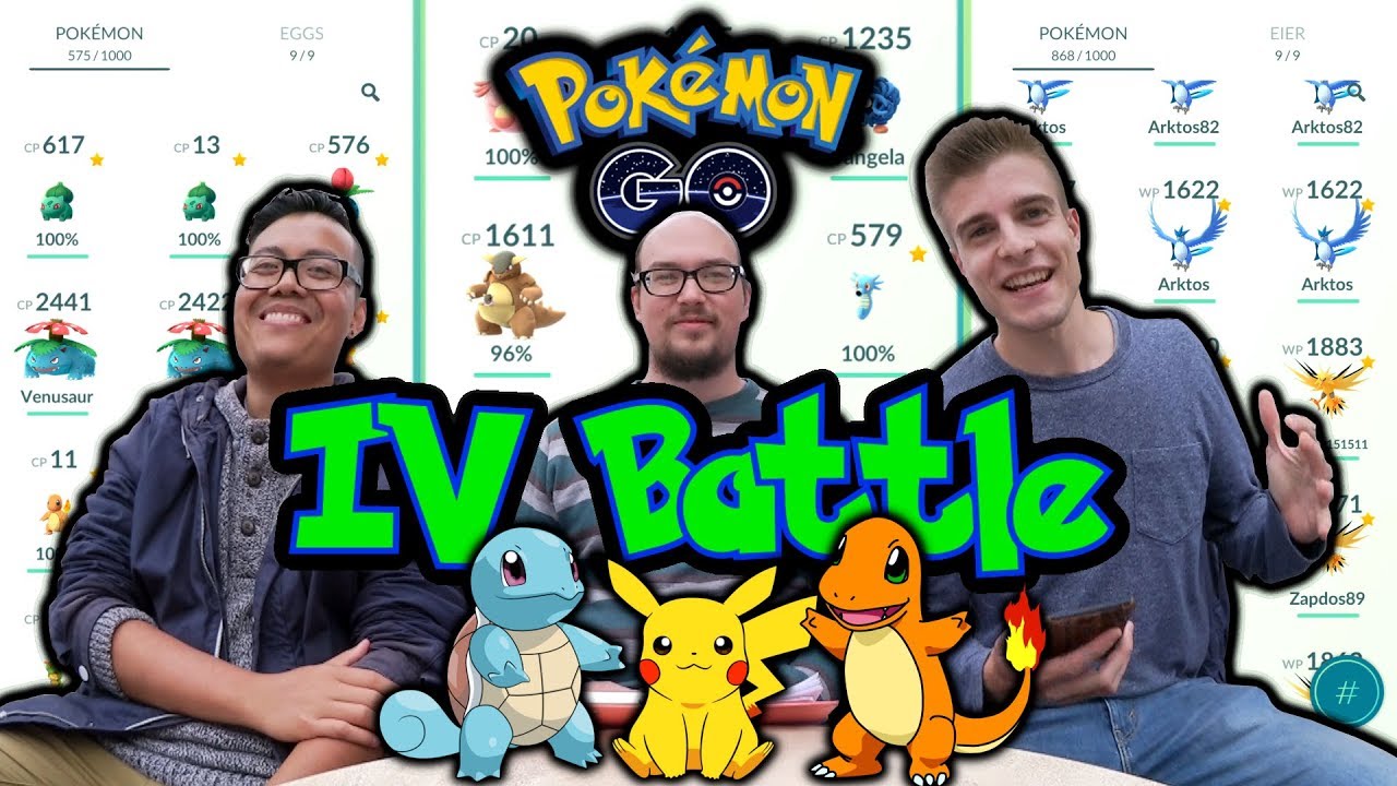 Pokémon GO IV Battle vs Hong | 1. Generation