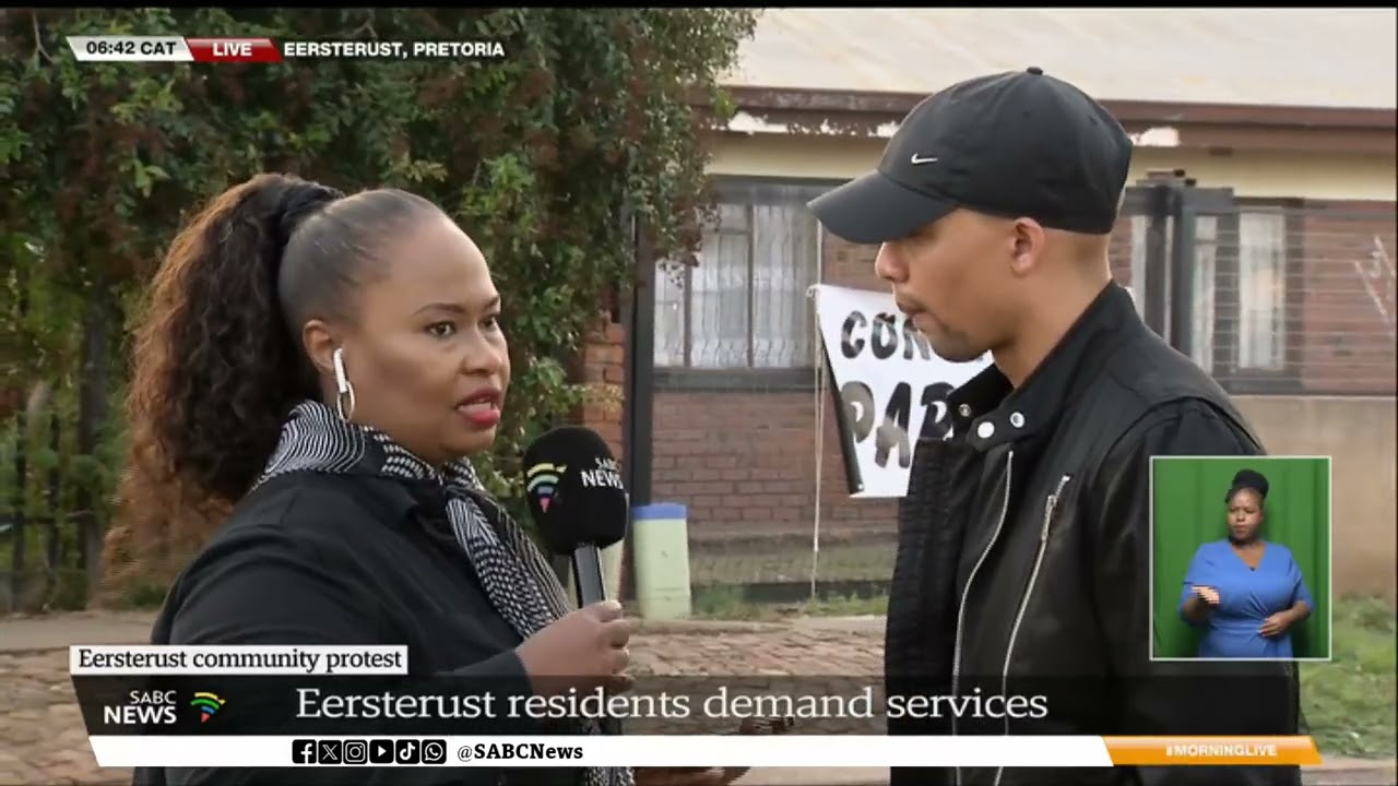 Eersterust residents protest demanding services