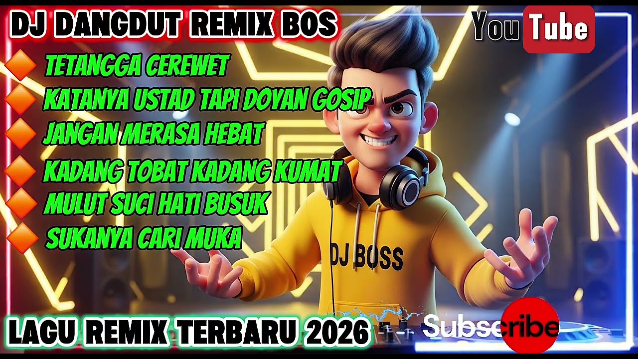 🔴DJ DANGDUT REMIX BOS🔥🎧TETANGGA CEREWET🎧#djindonesia2025 
