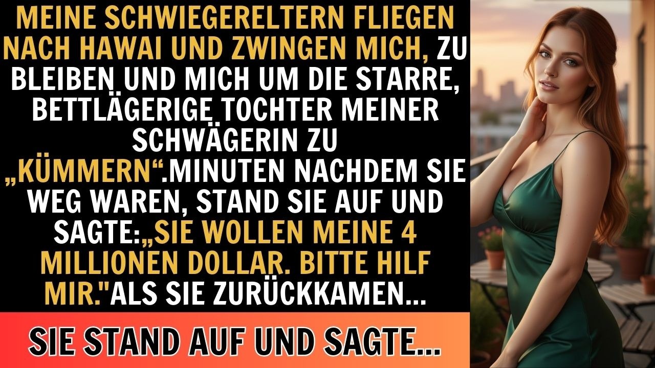 Meine Schwiegereltern flogen nach Hawaii und ließen mir ein stummes Kind–Minuten später sprach sie …