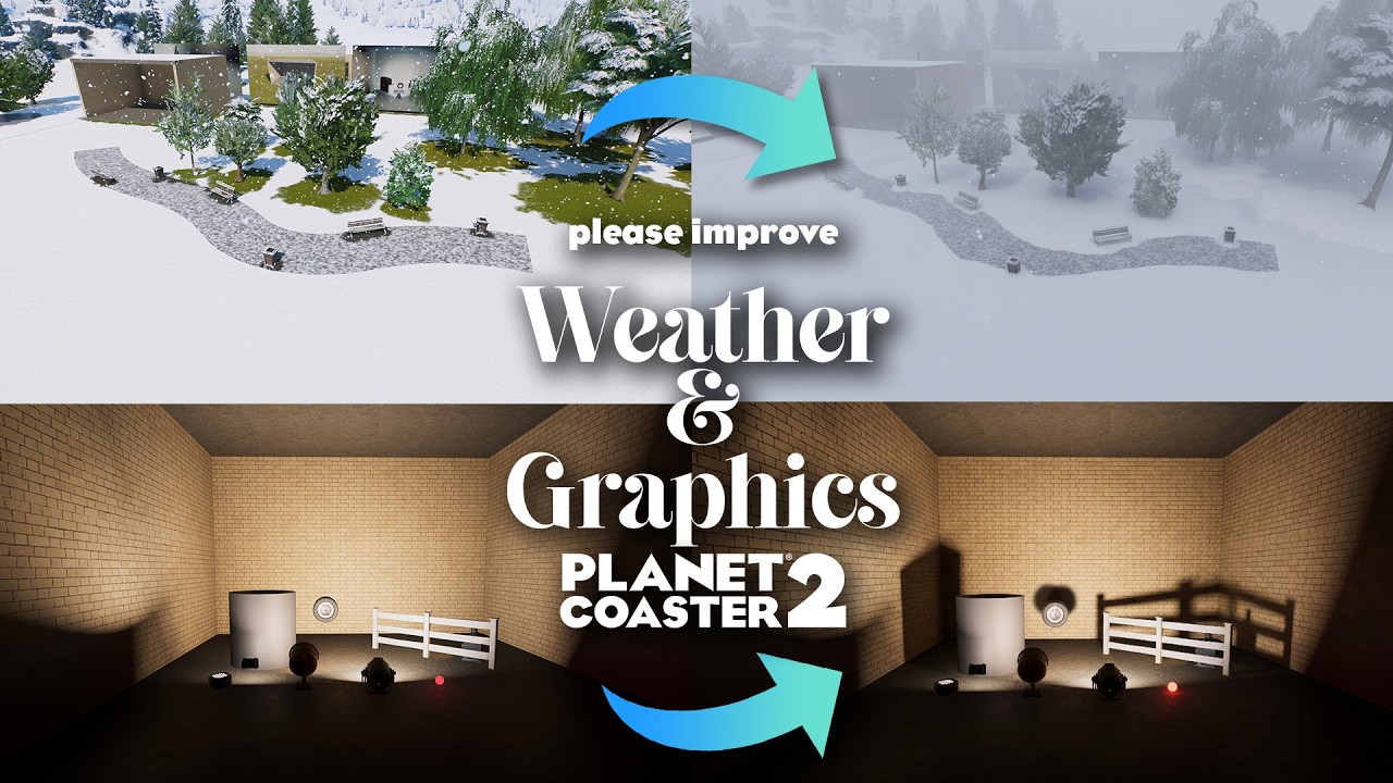 Can you Spot the Difference? THIS detail would make Planet Coasters 2 Graphic MILES better