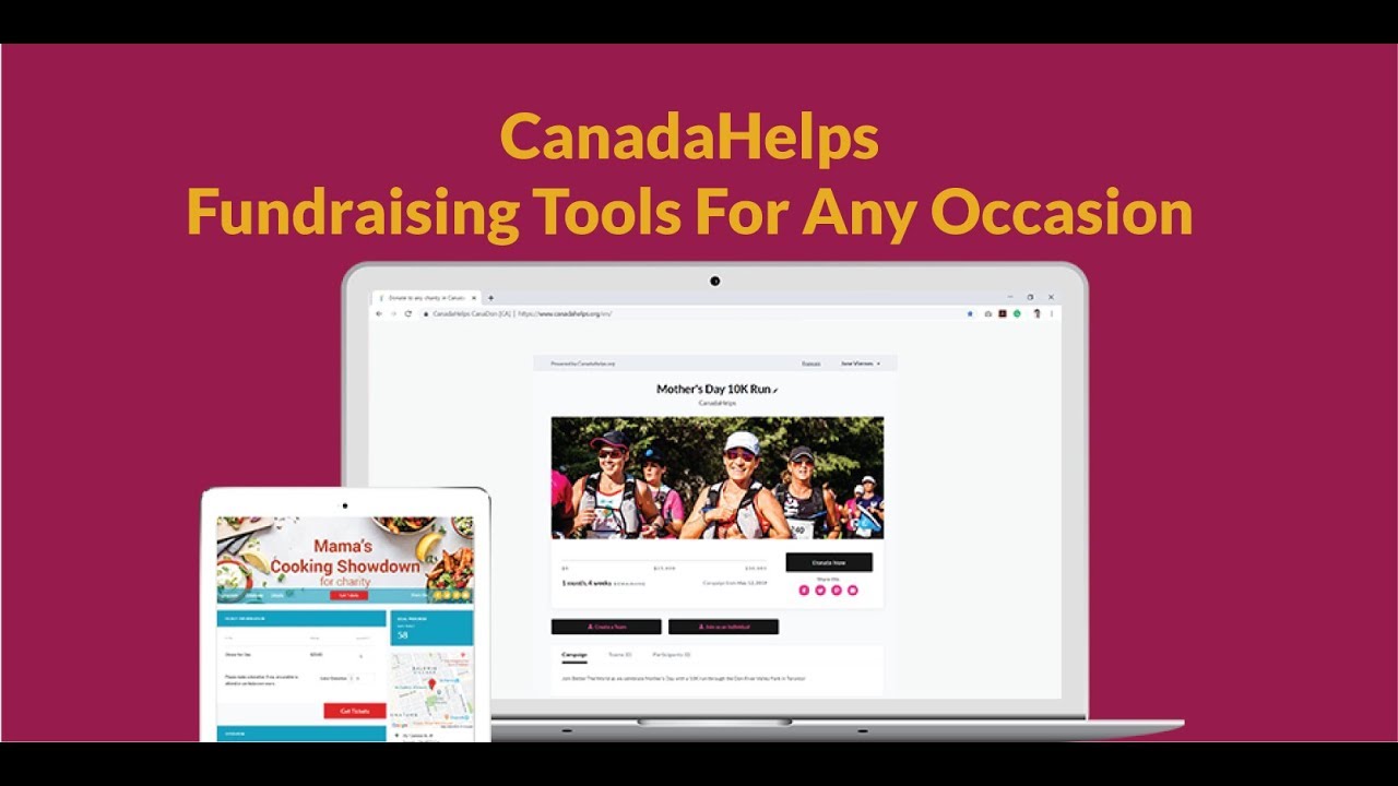 CanadaHelps Fundraising Tools For Any Occasion (Webinar)