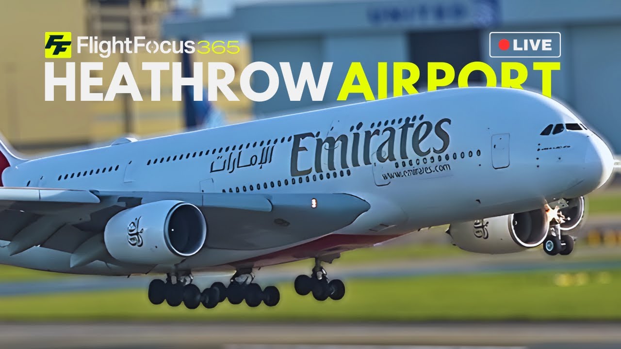 Heathrow Airport Live - Tuesday 3rd Feb 2026