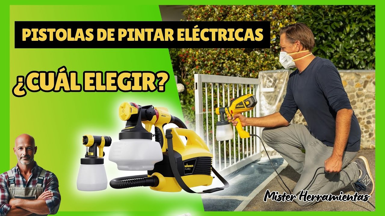 Pistola de pintar eléctrica ¿Cuál me compro? Pistola eléctrica Vs turbina para pintar de todo