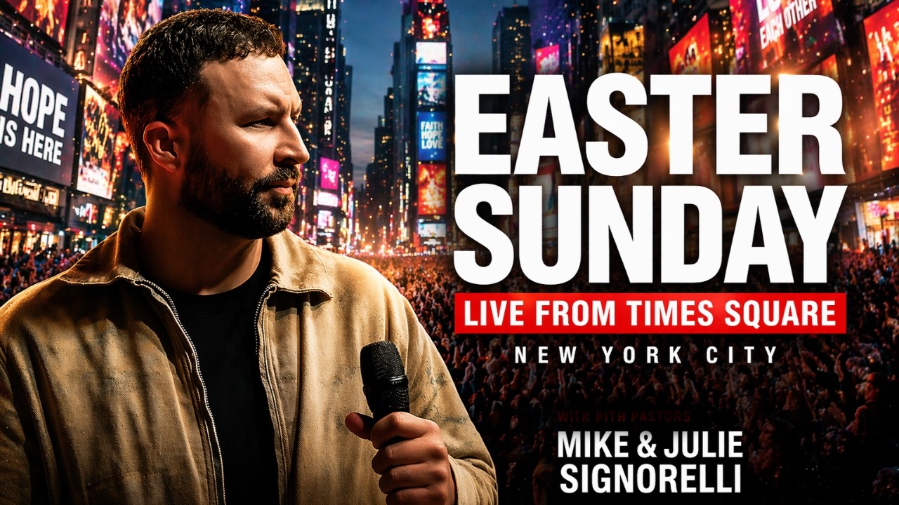 Easter Sunday Live from Times Square New York City with Pastors Mike & Julie Signorelli