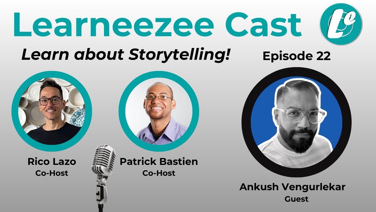 Learneezee Cast: Episode 22 w/ Pat Bastien & Rico Lazo - Guest: Ankush Vengurlekar.