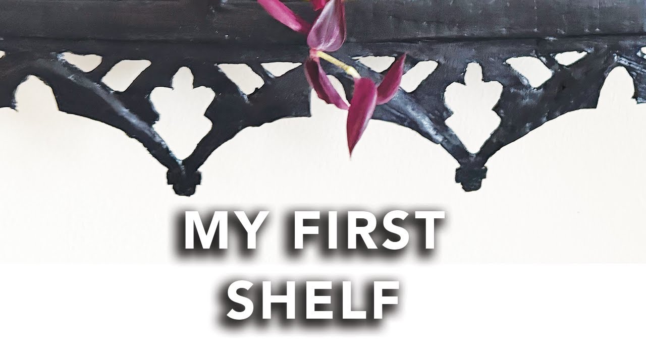 I made a trinket shelf! Gothic Cathedral  edition🕸️