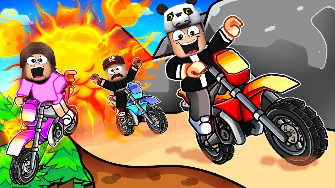 TEHLİKELİ Motor Yolculuğu! - Roblox Mountain Bike Expedition