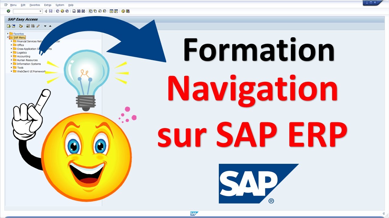 Navigation sur SAP ERP