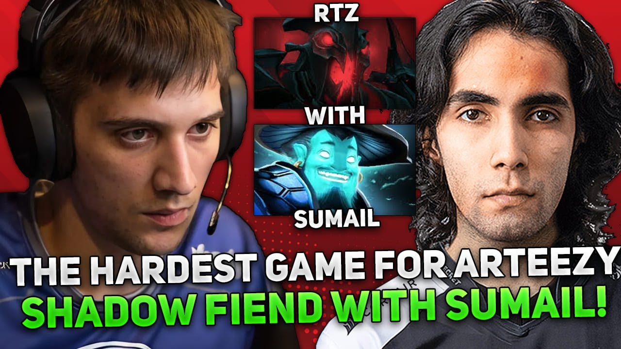 THE HARDEST GAME FOR ARTEEZY ON SHADOW FIEND WITH SUMAIL!