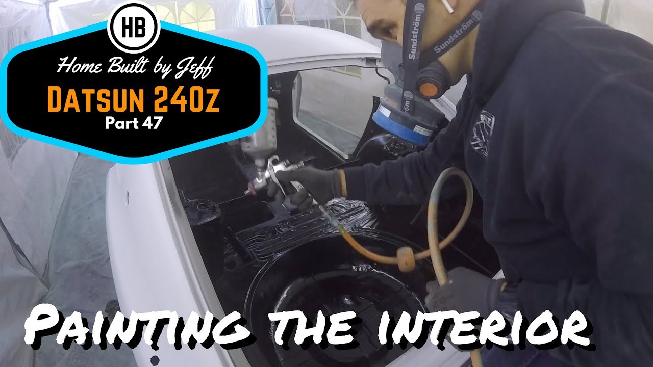 Самодельный Datsun 240Z, часть 47 — Покраска салона