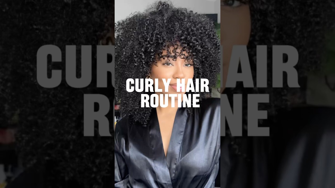 my quick 3c-4a curly hair routine #curlyhair #curlyhairroutine #naturalhair #naturalhairstyles