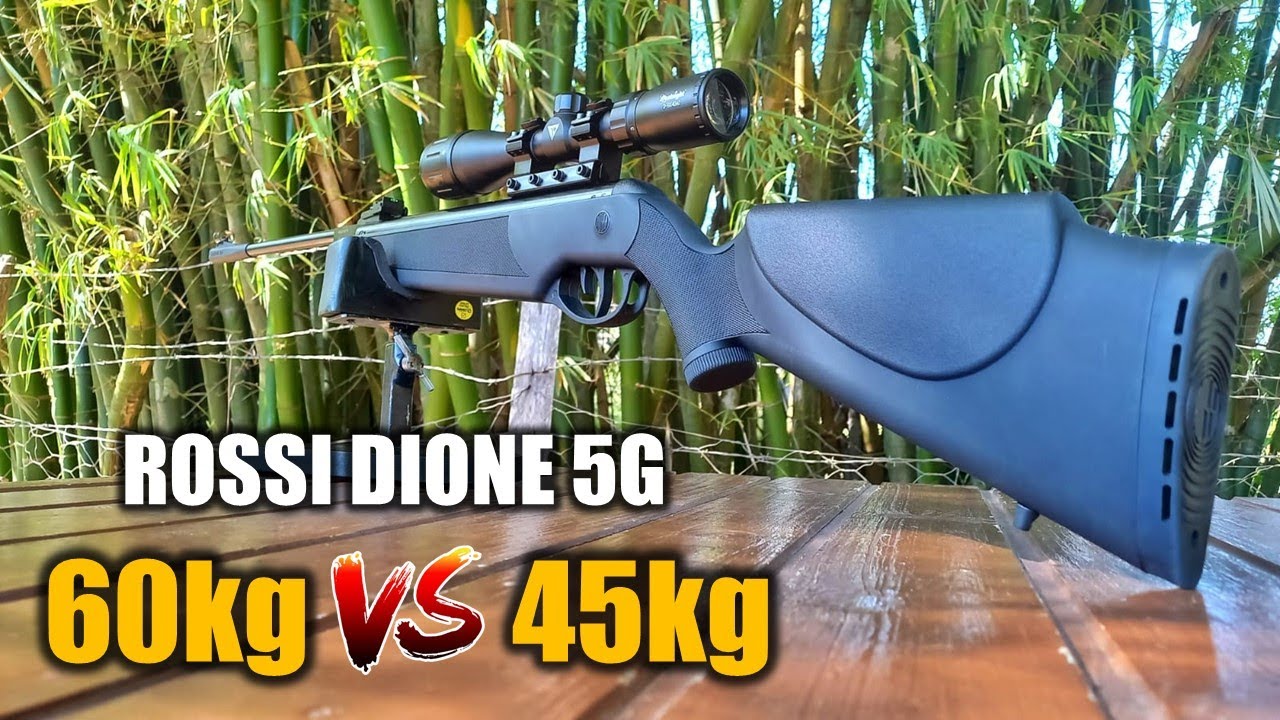 ROSSI DIONE 60KG VS 45 KG QUAL A CARGA IDEAL PARA ELA ?