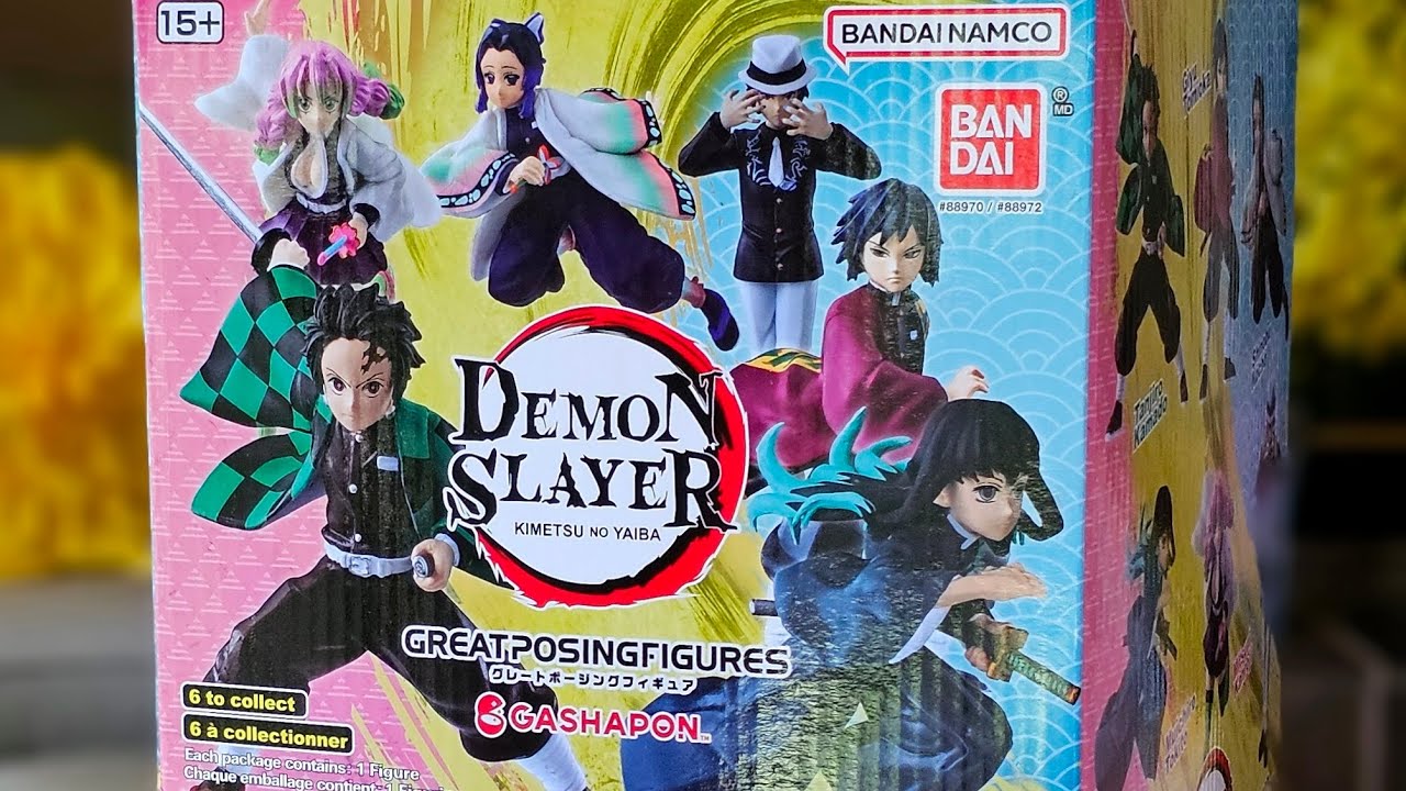 🔥 Bandai: Demon Slayer Great Posing Figures, blind bag case!