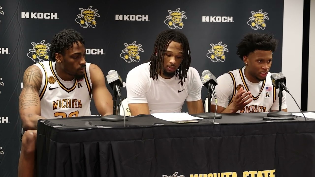 Wichita State MBB: Giles, Okorafor, Williams Postgame Press Conference (Feb. 21, 2026)