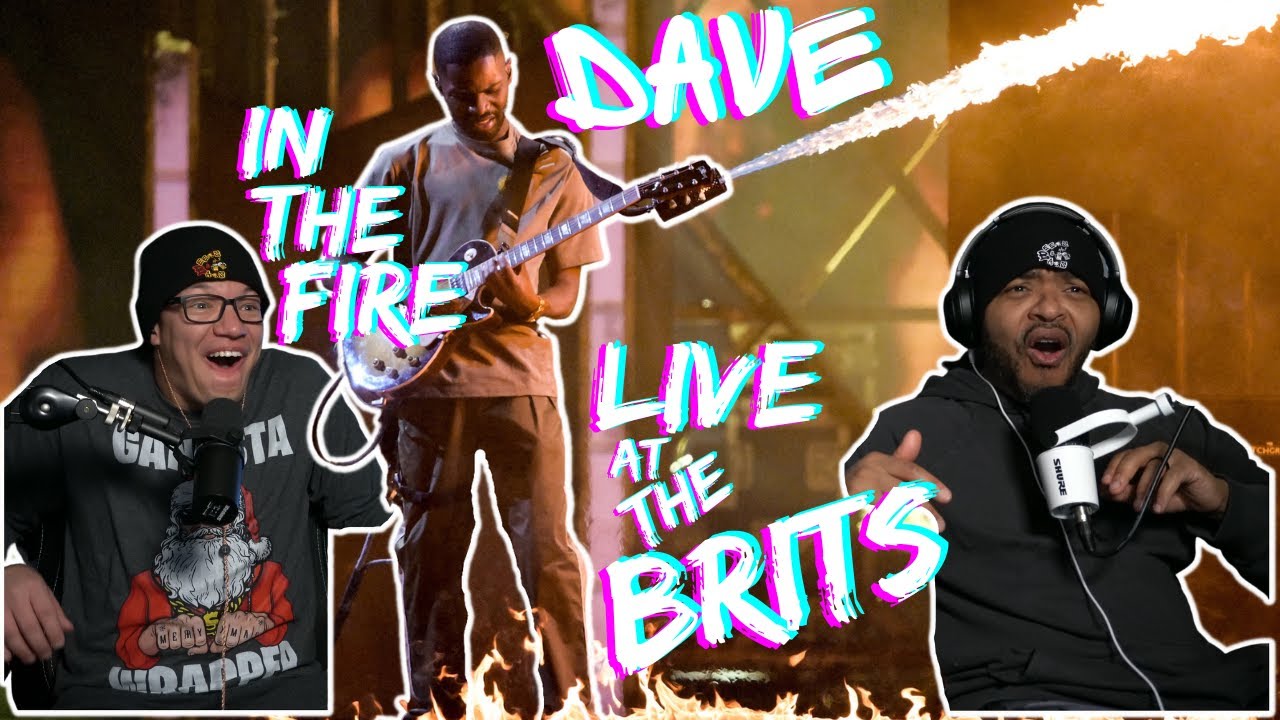 BEST BRITS 2022 PERFORMANCE!!! | Americans React to Dave In the Fire (Live at the Brits)