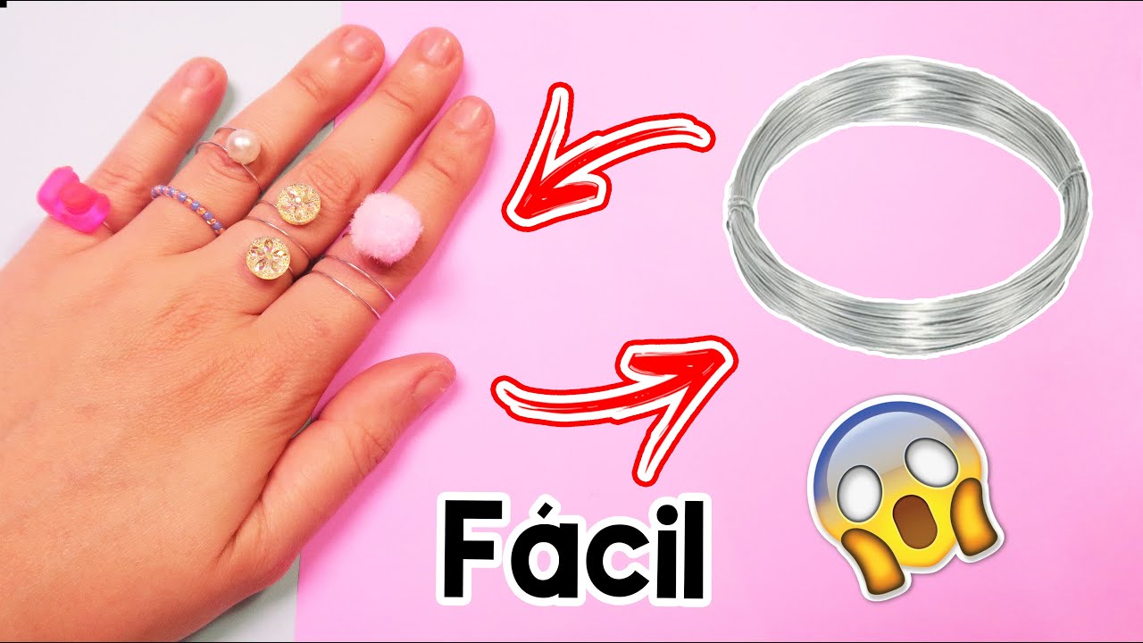 ✨ 5 IDEIAS PARA CRIAR SEUS PRÓPRIOS ANÉIS - SUPER FÁCIL
