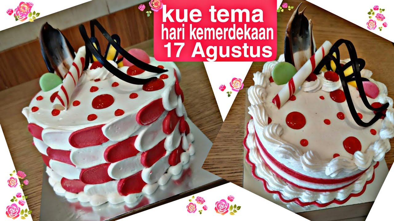 kue tema hari kemerdekaan ll tart ulang tahun merah putih ll 17 agustusan