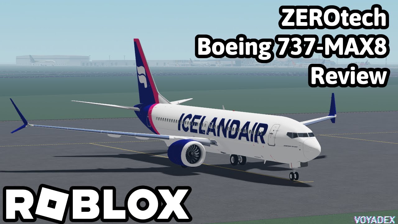 Обзор Boeing 737MAX-8 от ZEROtech | Roblox