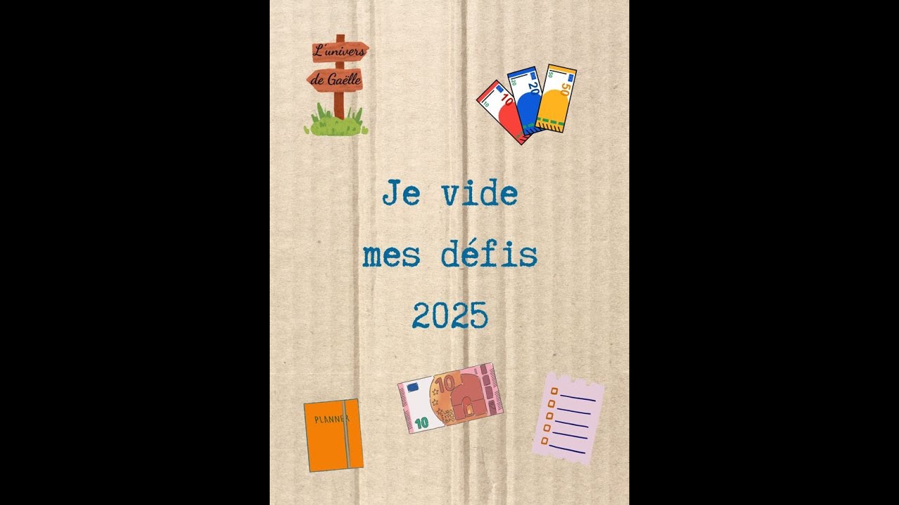Je vide mes défis 2025 #enveloppesbudget #économies #systemedesenveloppes