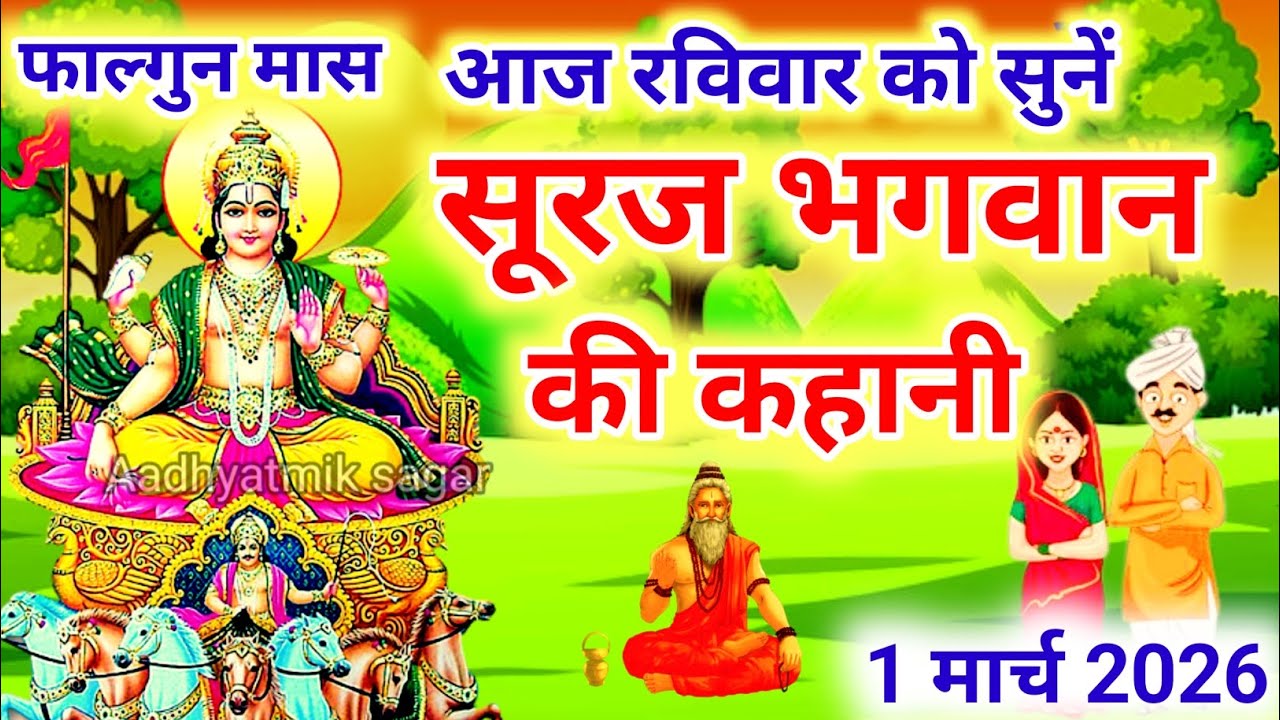 आज रविवार को सुनें सूरज भगवान की कथा Ravivar vrat katha |Surya dev ki kahani |Suraj Bhagwan ki katha