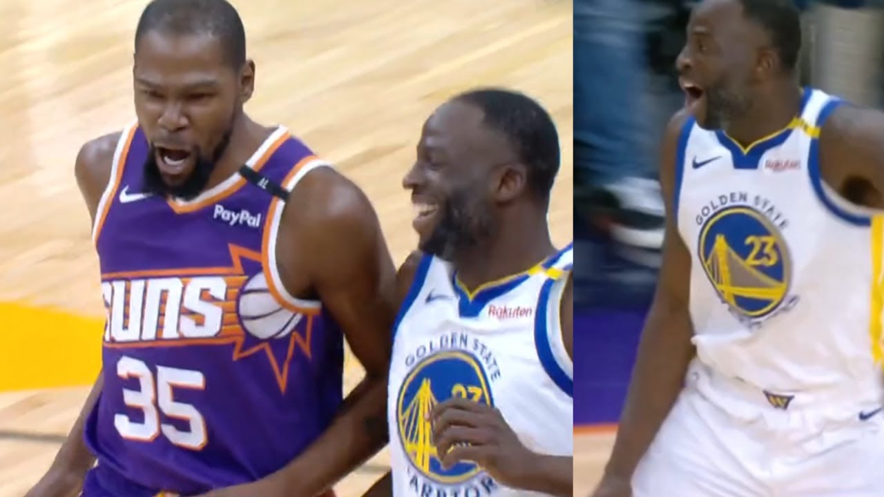 Kevin Durant & Draymond Green TRASH TALKING to each other BACK AND FORTH!