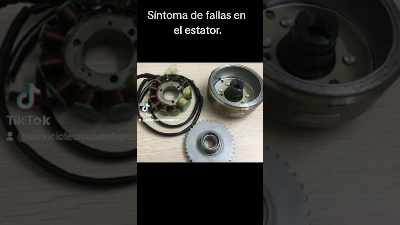 sintomas de fallas en estator de moto.