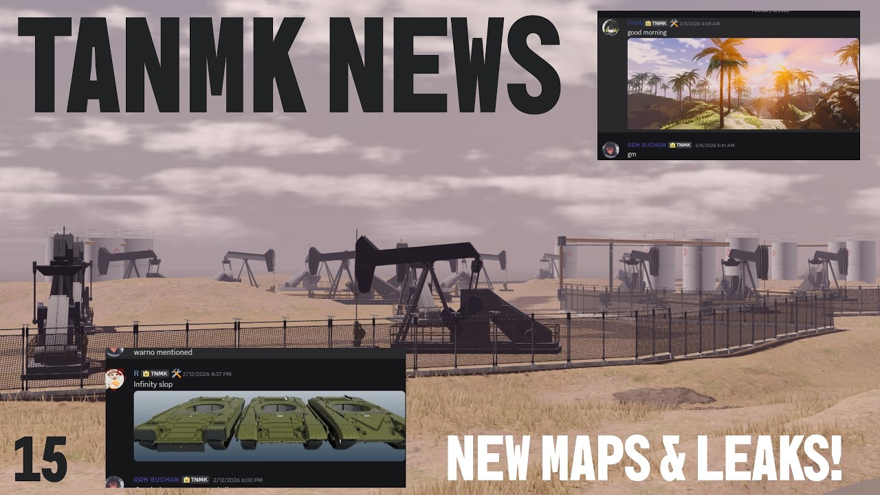 Tanmk News: Episode 15 - New Map Leaks!! (Roblox Cursed Tank Simulator)