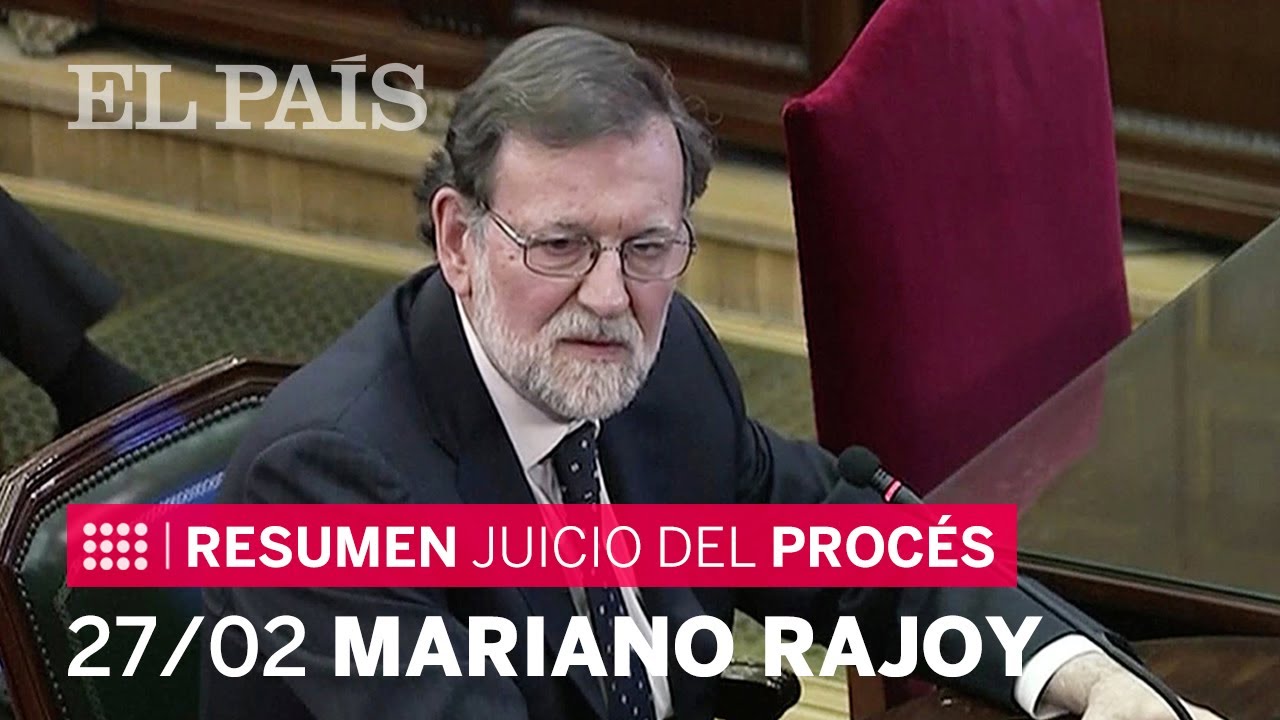 RAJOY, en el JUICIO del 'PROCÉS': 